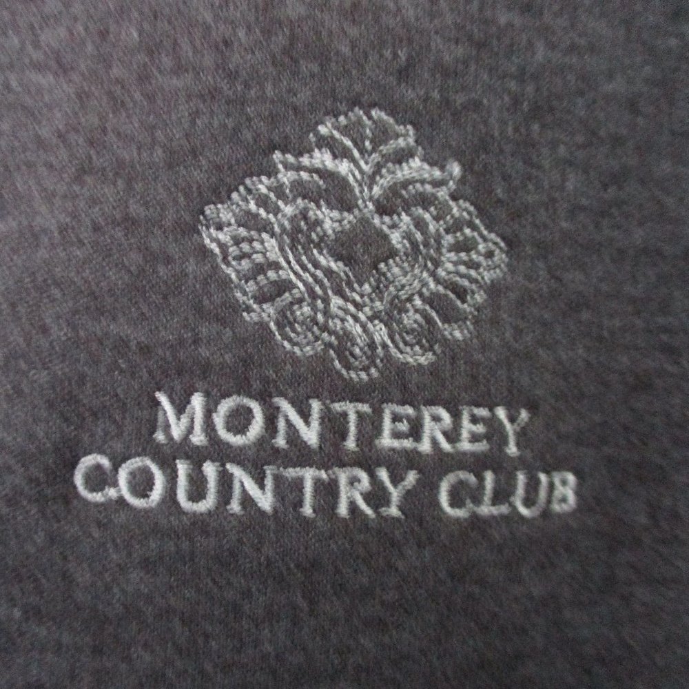 Bermuda Sands Mens L/S "Monterey C.C." (CA) 1/4 Zip Golf Sweater NWOT - Medium